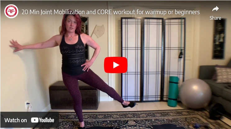 20 Min Joint Mobilization and CORE workout for warmup or beginners